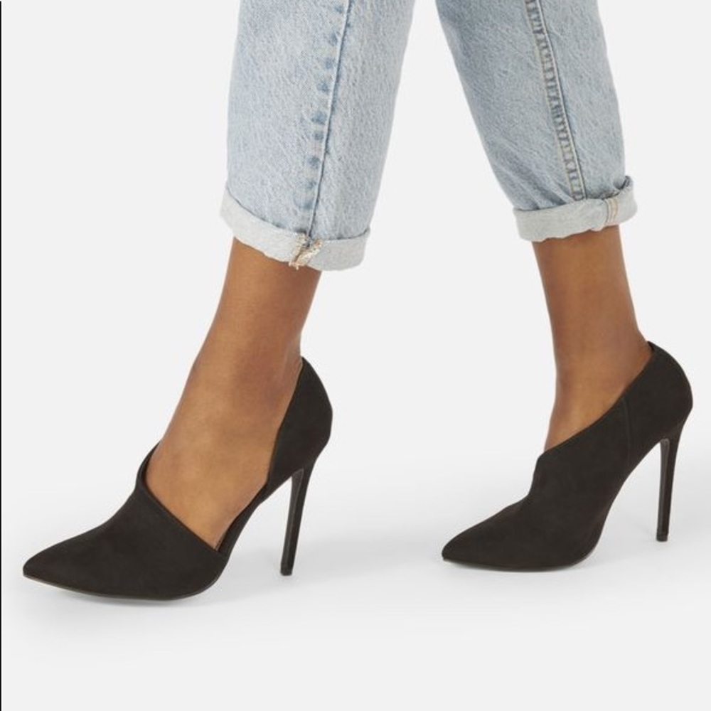 Just Fab Party on the side d’orsey pumps